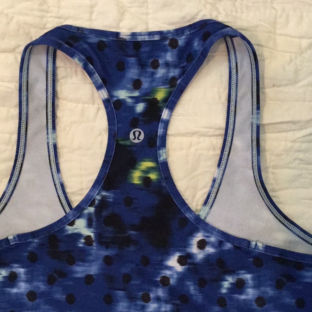 Lululemon Windy Blooms Saphire Blue Tank - Picture 4 of 4
